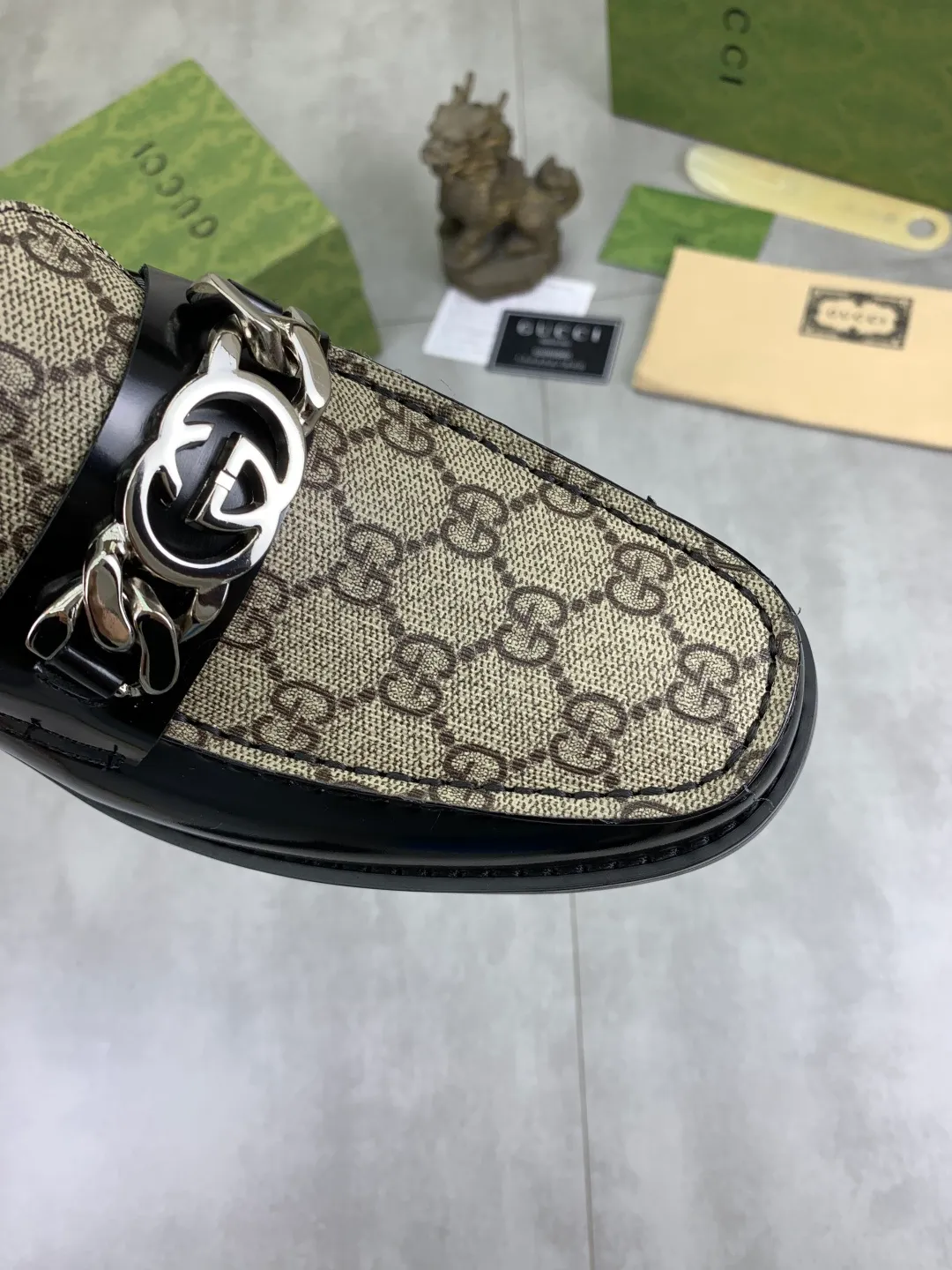 Men's men's shoes 💰P480 [New style] Water-dyed cowhide 💰💎💎💎 [Gucci] GUCCI high-end men's formal business leather shoes, original order 1:1 authentic goods! Original imported high-end open-edge beaded calfskin, original metal buckle, imported first-layer cowhide lining for feet, original outsole, men's shoe size: 38-45, 2️⃣ colors available